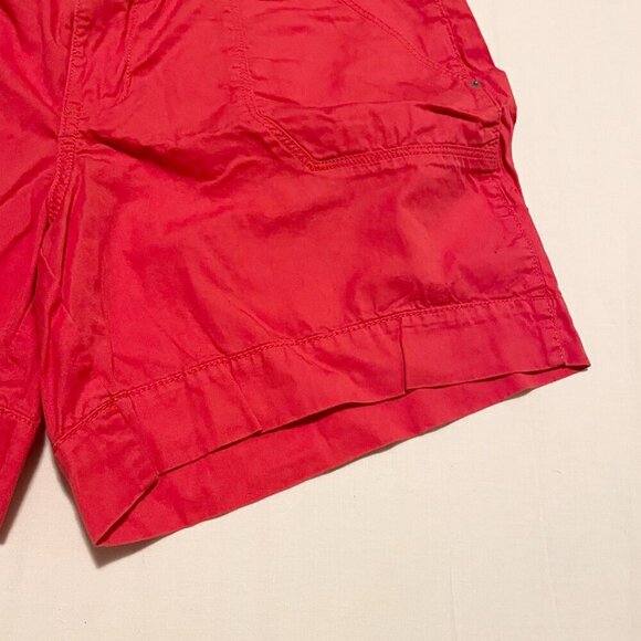 Calvin Klein Jeans Shorts Red Cotton Womens Size 12 - Picture 7 of 15